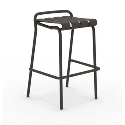 Verdea Outdoor Barhocker stapelbar bronze