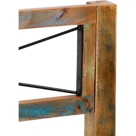 vidaXL Massivholzbett 160 x 200 cm Mehrfarbig