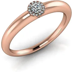 Verlobungsring VR15 585er Rotgold - 2954