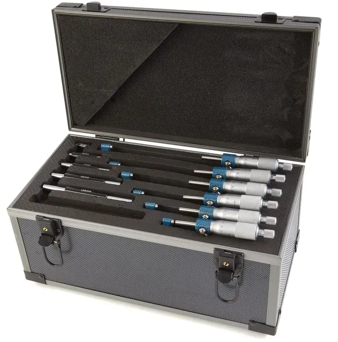 Dasqua Professional 6-teiliges Bügelmessschrauben-Set 0 - 150 mm