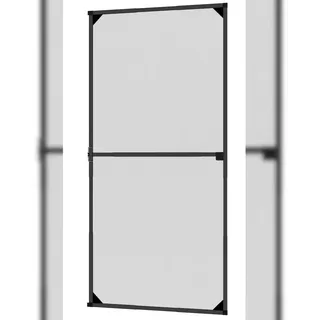 hecht International Teleskop-Türbausatz 100 x 210 cm Anthrazit