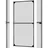 hecht International Teleskop-Türbausatz 100x210cm anthrazit