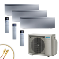 DAIKIN Emura3 Klima FTXJ50AS + 2xFTXJ25AS | 5/2x2,5 kW | 3x7m Quick Connect