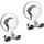 Bathika Rasierer-Halter Saugnapf-Organizer 2 St.