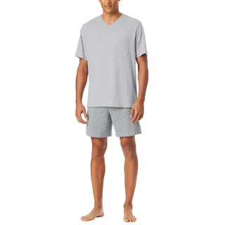 SCHIESSER Herren Schlafanzug kurz V-Ausschnitt - Nightwear Set, Sortiert 8_180216, 58