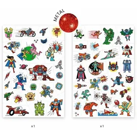 Djeco DJ09614 Heroes Vs Villains Tattoos