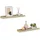 vidaXL Wandregal 40 x 9 x 3 cm Sonoma-Eiche