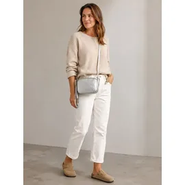 COLLEZIONE ALESSANDRO Umhängetasche Leder Silber