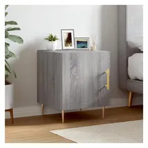 vidaXL Nachtschrank Grau Sonoma 40 x 40 x 50 cm Grau