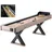 Vevor Shuffleboard-Tisch, 274 cm mit LED-Beleuchtung für Familienspielzimmer, Bowling-Kombispielset, mit kratzfestem Spielfeld, Beinen, 8 Pucks, Bowlingset, Wachs