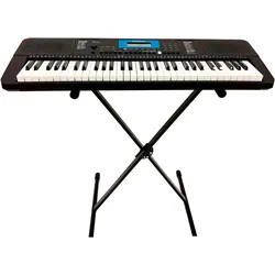 Home Keyboard CLIFTON "M211 inklusive Keyboardständer", silber (silberfarben), Tasteninstrumente, B/H: 96cm x 13cm, B:96cm H:13cm