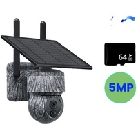 Outdoor Solar PTZ Kamera, 5MP Auflösung, 4G Konnektivität, 5MP 4G Ver Add 64GB