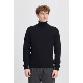 CASUAL FRIDAY Rollkragenpullover CASUAL FRIDAY "Strickrollkragenpull CFKarl", Herren, Gr. XL, schwarz (anthrazit schwarz), Obermaterial: 80% Wolle WO. 20% Polyamid PA., Pullover Rollkragenpullover