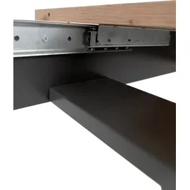 furn.design Malta 160 x 75 x 90 cm Eiche Sonoma schwarz