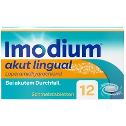 Imodium akut lingual - bei akutem Durchfall, schmilzt auf der Zunge