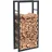 BC-ELEC Holzablage Stahl 125 x 60 x 25 cm Schwarz