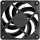 Fractal Design Dynamic 3 120mm Reverse Gehäuselüfter schwarz
