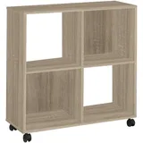 FMD Sprint Raumteiler 72 x 78 x 33 cm Eiche