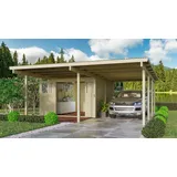 Karibu Doppelcarport Eco 2 2,04 x 3,60 m kdi inkl. Abstellraum