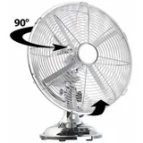 Sichler Haushaltsgeräte Vollmetall Tischventilator 30 cm Retro