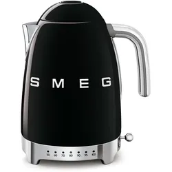 SMEG - Wasserkocher KLF04 (variable Temperatursteuerung), 1,7 l, schwarz