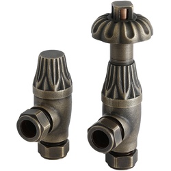 Traditionelle Winkelventile Thermostatisch im Paar, Bronze Finish - Regent Hudson Reed