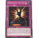 Abrechnung von Anubis SBCB-DE194 Common Yugioh 1.Auflage DE gamersheavenDe