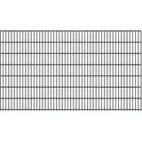 FA-Bausysteme Doppelstabmattenzaun 6/5/6 250 x 143 cm Anthrazit