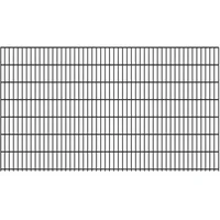 FA-Bausysteme Doppelstabmattenzaun 6/5/6 250 x 143 cm Anthrazit