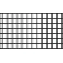 FA-Bausysteme Doppelstabmattenzaun 6/5/6 250 x 143 cm Anthrazit