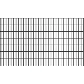 FA-Bausysteme Doppelstabmattenzaun 6/5/6 250 x 143 cm Anthrazit