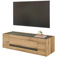 Furn.design TV-Lowboard in Evoke Eiche und grau TV-Unterteil 140