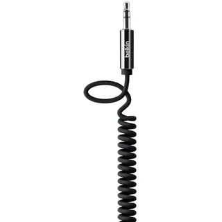 Belkin 3,5 mm Klinke Spiralkabel 1,8 m schwarz