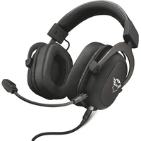 Trust Gaming Gaming-Headset (VERSTELLBARER KOPFBÜGEL, Mit Kabel, Zamak Kabelgebundene Gaming-Kopfhörer mit Einstellbarer Kopfbügel) schwarz