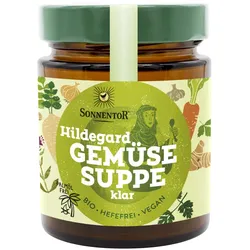Bio Klare Gemüsesuppe im 120g Glas – Sonnentor Gemüsebrühe ohne Zusatzstoffe