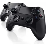 CSL 2x Bluetooth Gamepad Controller mit Dual Vibration für PS4 Touchpad 3,5mm Gyrosensor