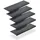 BigDean Stufenmatte 65 x 25 cm Schwarz