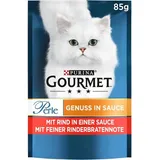Purina Gourmet Perle Genuss in Sauce Rind 26 x 85 g