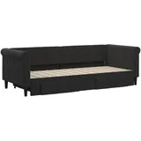 vidaXL Tagesbett 80 x 200 cm Schwarz