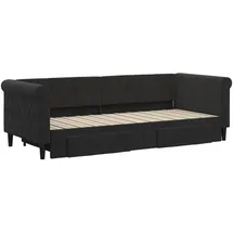 vidaXL Tagesbett 80 x 200 cm Schwarz