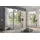 WIMEX Schwebetürenschrank England 270 x 236 x 65 cm Grau/Schwarz