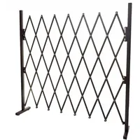 Mendler Absperrgitter 200 x 153 cm Braun/Metall