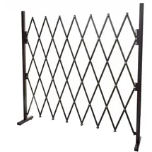 Mendler Absperrgitter 200 x 153 cm Braun/Metall