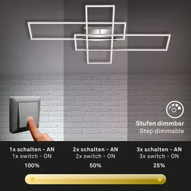 Briloner 50W grau Aluminium