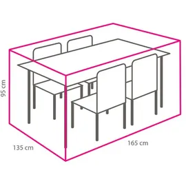 winza outdoor covers Tisch-Schutzhülle 135 x 95 x 165 cm Grau