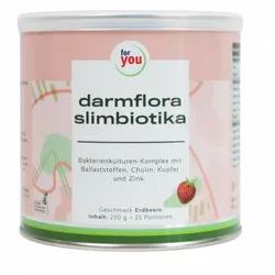 for you darmflora slimbiotika 250g -25 Portionen - Erdbeere