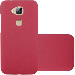 Cadorabo Hard Cover Frosty Cover (Huawei G7 Plus, Huawei G8, Huawei GX8), Smartphone Hülle, Rot