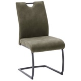 MCA Furniture MCA Freischwinger Acroma Stoff Grün Olive