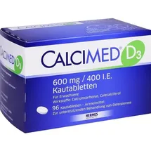 Hermes Arzneimittel Calcimed D3 600 mg/400 I.E. Kautabletten