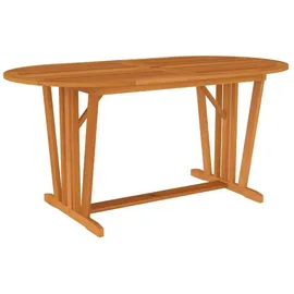 vidaXL Gartentisch 160x85x75 cm Massivholz Eukalyptus